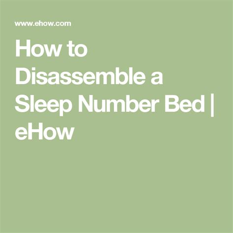 Maybe you would like to learn more about one of these? How To Deflate & Disassemble A Sleep Number Bed | Hunker ...