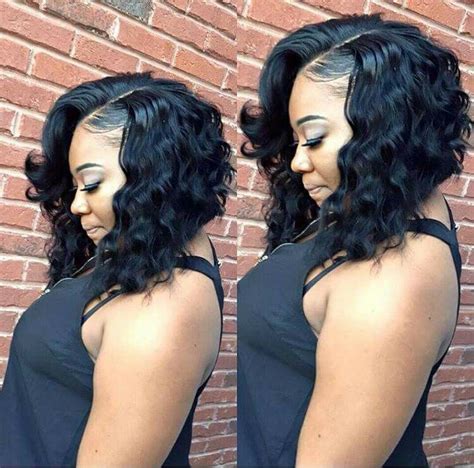 A 1/14 inch curling iron is the perfect size to use. Loose wave Bob … | Quick weave hairstyles, Unice hair ...