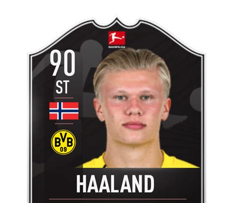 Haaland's year has not gone unnoticed by fifa, as he has been awarded with a 90 ovr potm player item in fifa 21, and this card is obtainable through a special squad building challenge. Haaland Fifa 21 Rating / Best Strikers Fifa 21 Career Mode ...
