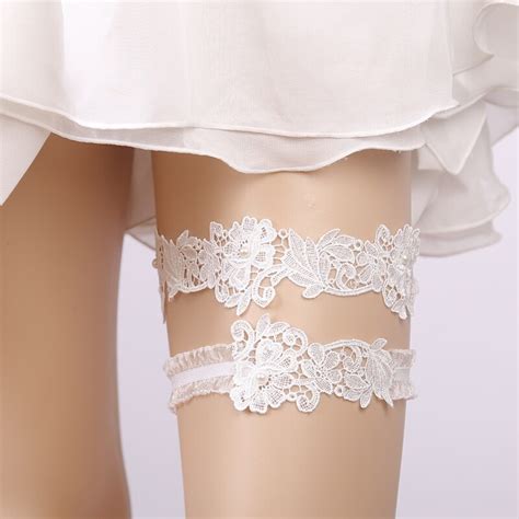 Bride wedding garter blue lace with floral garters stretch leg garter set bridal accessories for women and girls (2pc) $9.66. Wedding Garter Blue Rhinestone Embroidery Flower White ...