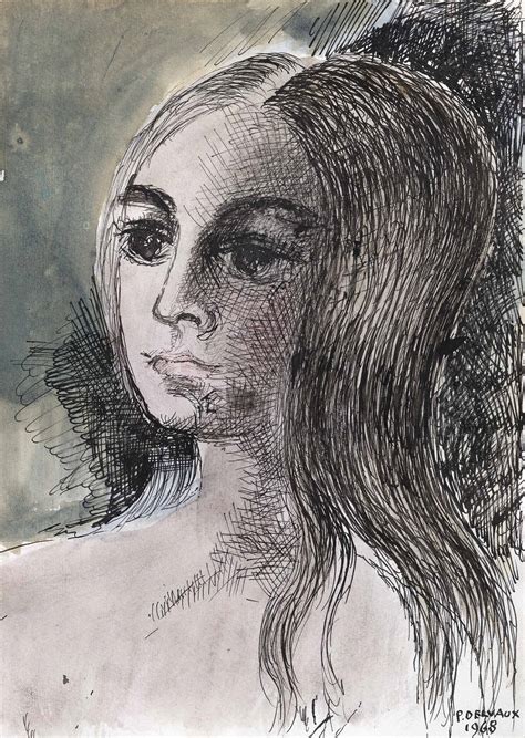 Paul delvauxlaan, 42 8670 st. Paul Delvaux (1897-1994) , Portrait de femme | Christie's