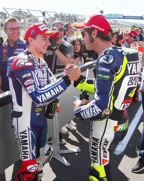 Valentino rossi and jorge lorenzo yamaha factory team at. Valentino Rossi y Jorge Lorenzo, enfadados de nuevo ...