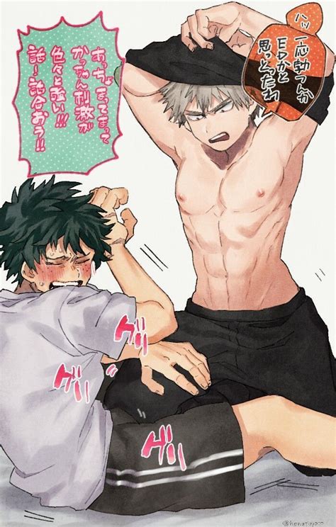 Then hot villian crazy psycho deku. Kacchan x Deku | My hero academia manga, Hero academia ...