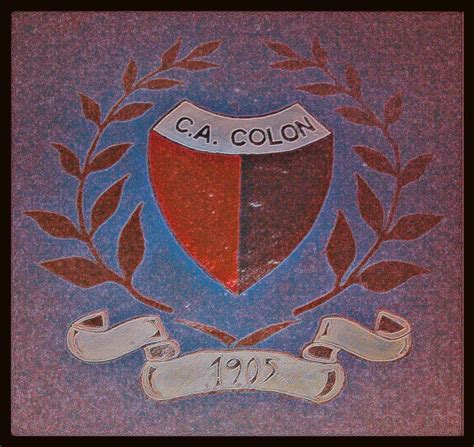 Escudo del club atlético colon de santa fe, argentina, 1905. ESCUDO DEL CLUB ATLÉTICO COLON DE SANTA FE, ARGENTINA ...