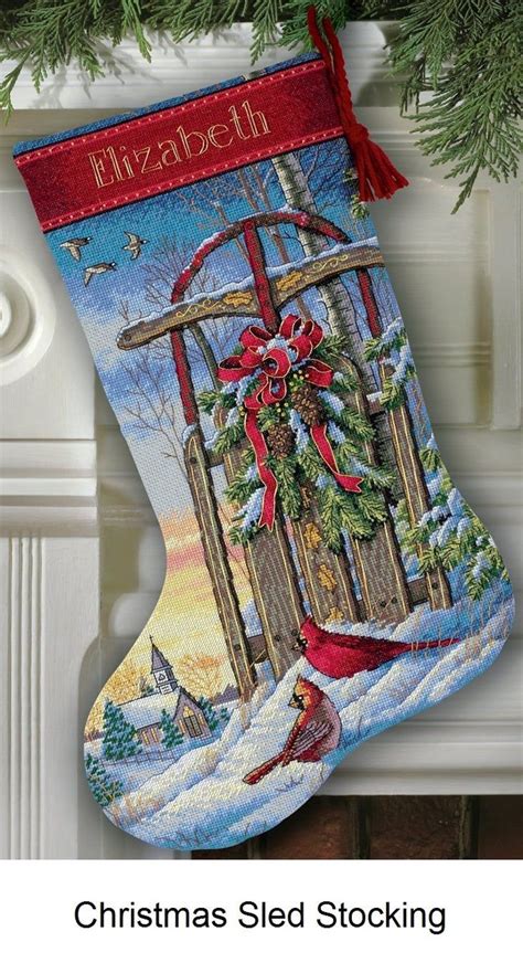 This smooth yarn is a dream to stitch with and is the perfect choice for afghans that drape well but are still warm and cozy. Dimensions Gold Cross Stitch Kit Holiday Glow Stocking ...