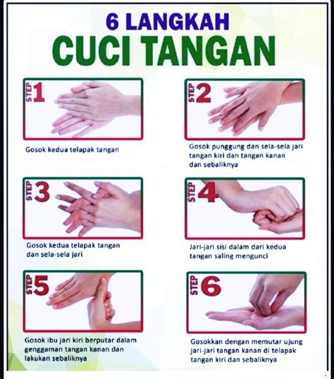 Basahi kedua telapak tangan setinggi pertengahan lengan memakai air yang mengalir, 2. Sudahkah Anda tahu cara mencuci tangan yang benar ...