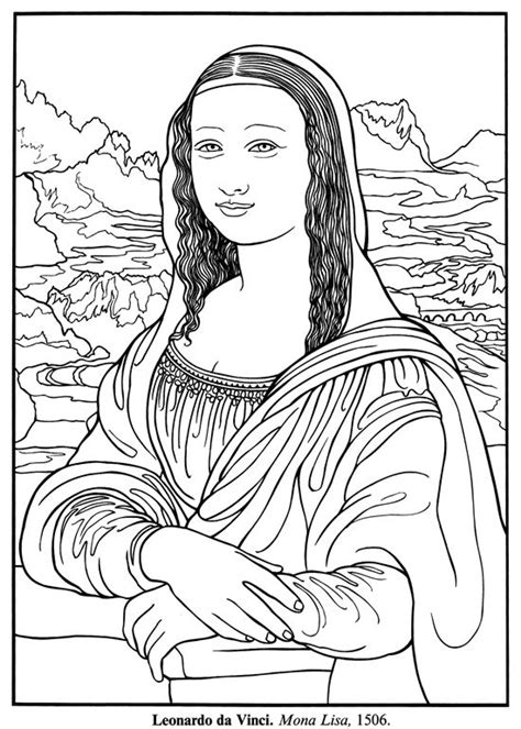 Check spelling or type a new query. Mona Lisa Coloring Page at GetDrawings | Free download