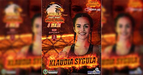 Armia fight night has 1 upcoming event(s), with the next one to be held in amfiteatr w zywcu, zywiec, poland. Armia Fight Night Special Edition: Klaudia Syguła po raz ...