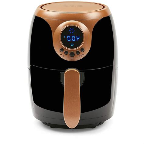 Best digital (electric) hot air deep fryer in 2019 (reviews) see more ideas about recipes, cooking, air fryer. Copper Chef 2 QT Black & Copper AirFryer