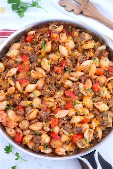 Other spicy sausage can also be substituted too. Chorizo Pasta is a rich dish made with the pasta in savory ...