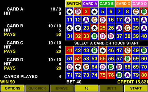 Keno cards have a total of 80 numbers, but the player is granted an additional level of personal responsibility by being able to choose as many (or as few) numbers as he or she desires. Keno 4 Multi Card Vegas Casino - Android Apps on Google Play