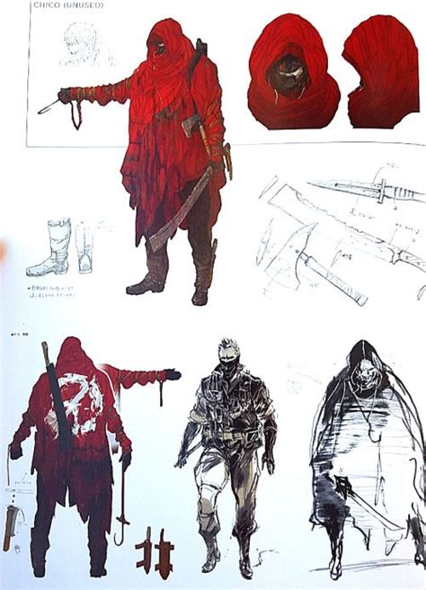 Concept art de metal gear rising: Unused adult Chico concept art for Metal Gear Solid V ...