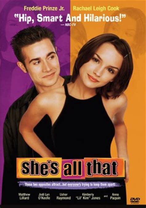 She's all that is a 1999 american teen romantic comedy film directed by robert iscove. She's All That?: Freddie Prinze Jr. and Rachael Leigh Cook ...