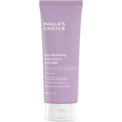 Renowned for being 100% transparent and a trustworthy leader in the beauty industry, paula's choice challenge ideas, beliefs and myths surrounding products and ingredients to help. Paula's Choice Skin Revealing Body Lotion 10% Aha ...