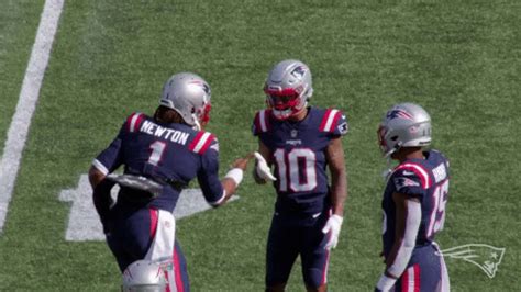 Cam Newton Reaction GIF by New England Patriots - Find & Share on GIPHY