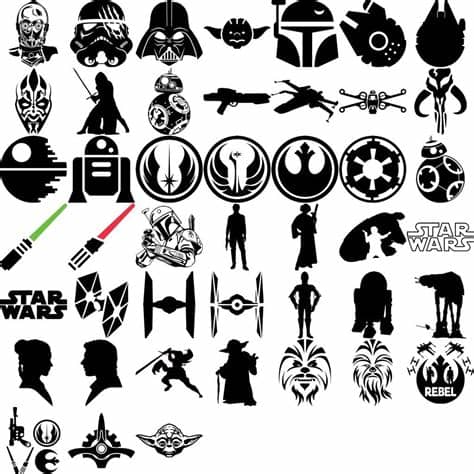 Logos related to star wars. Star Wars SVG, Files For Silhouette, Files For Cricut, SVG ...