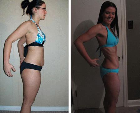 Melody discovered the effectiveness of heavy lifting after giving birth to her daughter. Body Transformation Woman - Amabella Gamelin