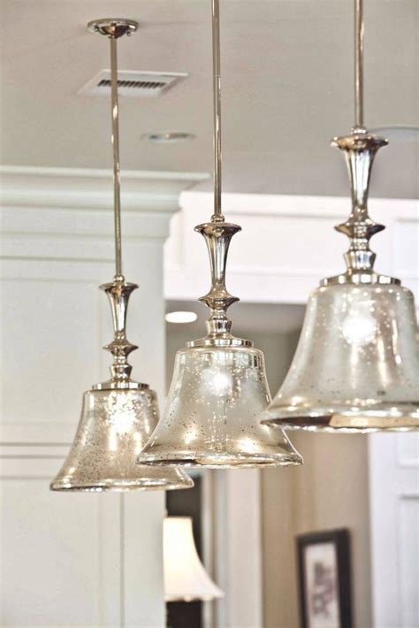 Unusual bell shaped brown light for over table with long drop. 2020 Popular Glass Bell Shaped Pendant Light