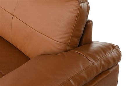 Compact design endows the modern sofa set with practicality in small apartment. Camel Large Leather Sectional Sofa, L-Shape Couch with ...