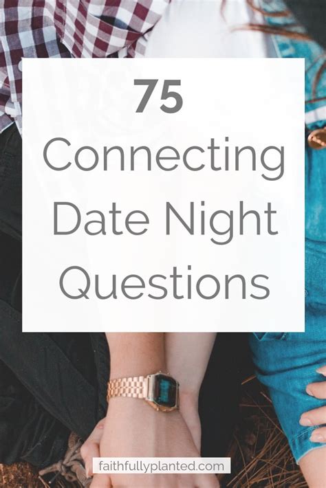Whether you're tired of making the same old small talk, or simply looking to spice up your next date night, consider trying out some of these great conversation starters for couples. 75+ Date Night Questions for Couples (+Free Printable ...