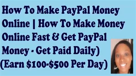 Looking for the highest paying cash app? How To Make PayPal Money Online How To Make Money Online ...