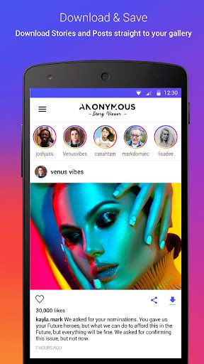 Stories and highlights, live broadcasts (online you do not need a personal instagram profile, view the feed and stories without logging in or installing an application Anonymous Story Viewer for Instagram Apk by Unimania ...