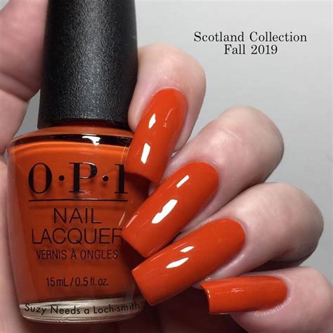 Introducing the fall 2019 opi scotland collection. @ izabelladi9 "Dies ist Suzi Needs ein Loch-Smith OPI ...