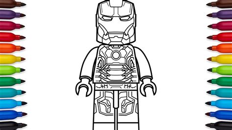 Lego iron man coloring pages. Marvel Iron Man Coloring Pages - NEO Coloring