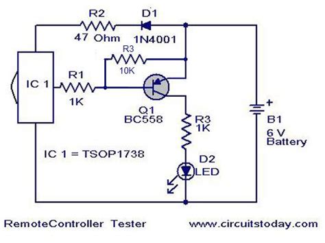 Compare click to add item smart electrician® battery powered carbon monoxide and ionization smoke detector. to the compare list. Remote Control Tester Circuit using Infra red sensor IC ...