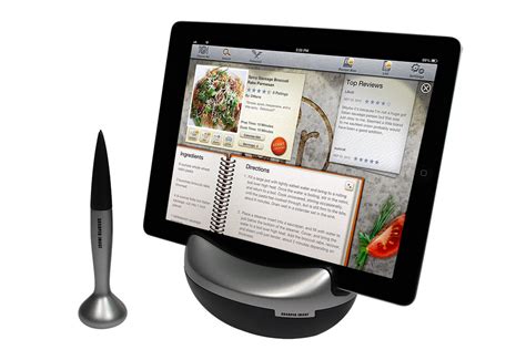 Maybe you would like to learn more about one of these? Kitchen Tablet Stand @ Sharper Image