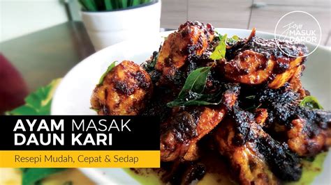 Check spelling or type a new query. Resepi Ayam Masak Daun Kari - YouTube