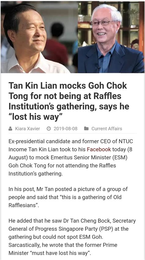 The following 7 files are in this category, out of 7 total. Serious - Tan Kin Lian Mocks ESM Goh Chok Tong - FB 8/8/19 ...