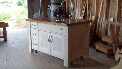 Wood tilt out trash or recycling cabinet. Kitchen island plans pdf | Woodworking plans kitchen ...