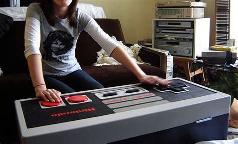 By using your coffee table as a controller: Resurrect the world of 80's video games with NES ...