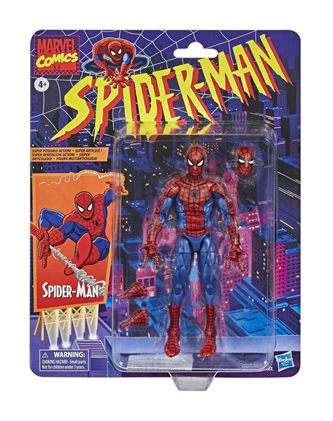 All intellectual property rights in and to the game are owned in the u.s.a and canada by hasbro inc., and throughout the rest of the world by j.w. HASBRO - Marvel Retro Collection 2020 - Spider-Man