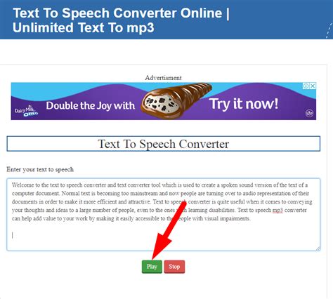 Download the mp3 file for further use. Text To Speech Converter - Text To mp3 Unlimited ...