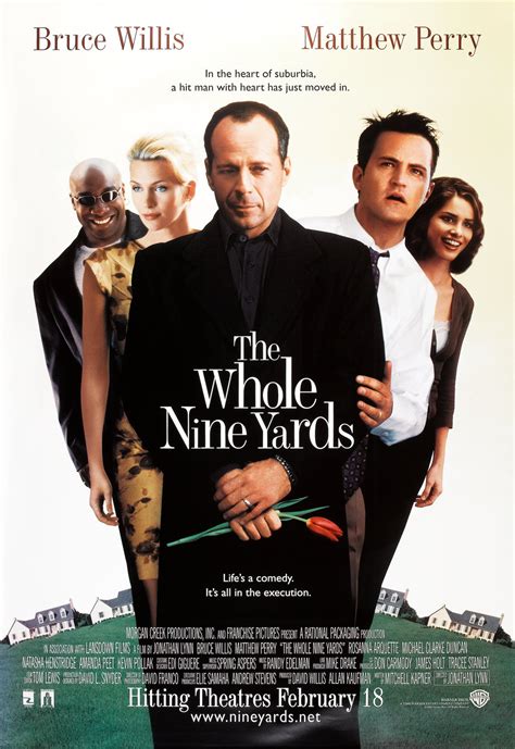 The whole nine yards is a 2000 american crime comedy film directed by jonathan lynn and starring bruce willis, matthew perry, amanda peet, michael clarke duncan and natasha henstridge. The Whole Nine Yards : Extra Large Movie Poster Image ...