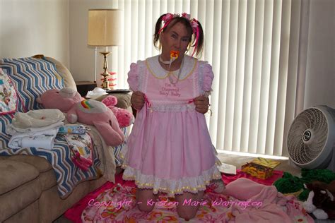 Pin on animated abdl and kink. Kristen Marie wearing Pink "I'm a Diapered Sissy" Dress | Flickr