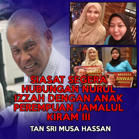 Tan sri musa hassan dan isteri. MUSA HASSAN PULAK 'LONDEHKAN' NURUL IZZAH!!! ~ SEMUT HITAM