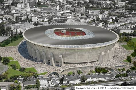 The stadium's construction started in 2017 and was finished before the end of 2019. Budapest, XIV. ker., Puskás Aréna: photos, data • grounds ...