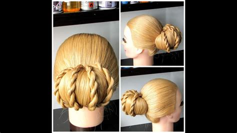 A chignon looks good on just about everyone, as this classic updo is all about elegance. Braided Chignon Hairstyle Tutorial, Easy Hairstyle - YouTube