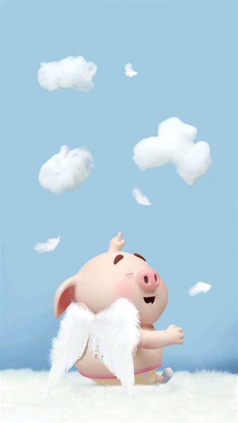 42 gambar hewan kartun babi hd terbaik gambar hewan. Wallpaper Hp Lucu Biru Iphone - Wallpaper HD