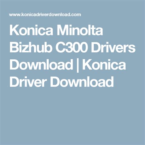 Download the latest drivers, manuals and software for your konica minolta device. Driver Download For Bizhub C360 / Konica C360 Printer ...