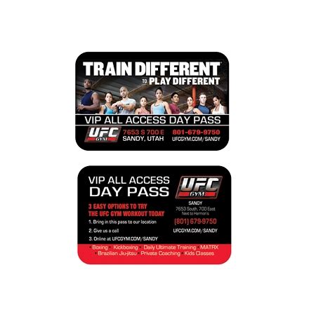 Customer service, dispute credit report and business numbers next postnational rail contact numbers. UFC GYM Plastic (Credit Card) VIP Passes: QTY 500