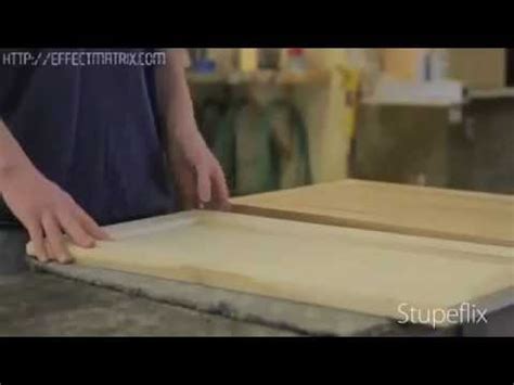 Use a table saw to cut plywood strips for your face frame cabinets. How to build kitchen cabinets from scratch - YouTube