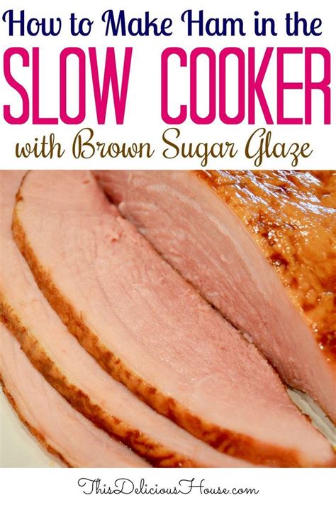 An easy way to cook ham in a slow cooker. Cooking A 3 Lb. Boneless Spiral Ham In The Crockpot / How ...