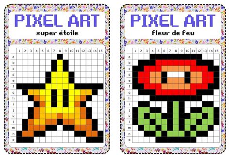 Before jumping into pixel art, remember: atelier libre : pixel art par Fiches de prep - jenseigne.fr