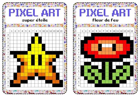 Parliamo di pixel art, chi non la conosce? atelier libre : pixel art par Fiches de prep - jenseigne.fr