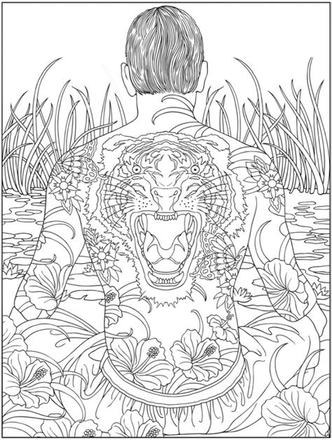 Color them completely or leave white spaces…the choice is yours! Get This Challenging Trippy Coloring Pages for Adults IF8W5