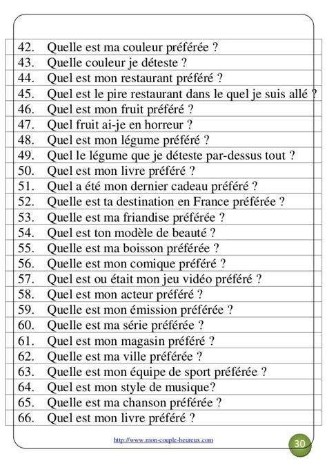 Questions Et Reponses Pour Quiz